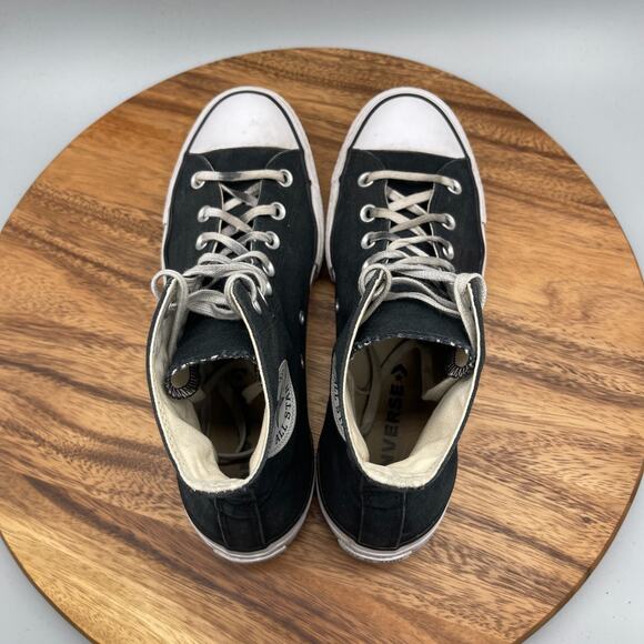 Converse CTAS All Star Lift Shoes Womens 10 Black Canvas Hi Top Platform Sneaker - Picture 5 of 8